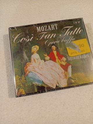3 CD Mozart Così Fan Tutte Kuijken. Precintado.