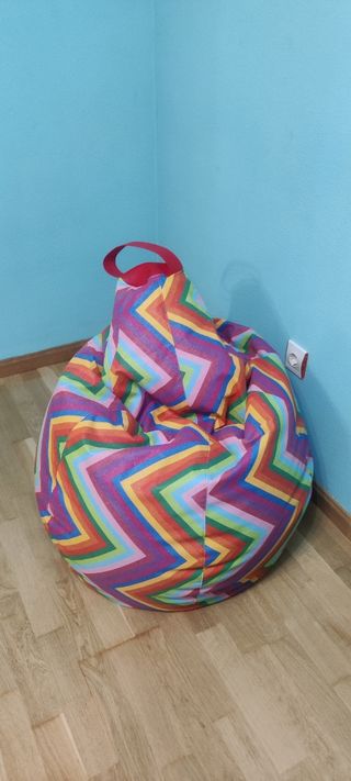 Puff sofá multicolor polipiel XL