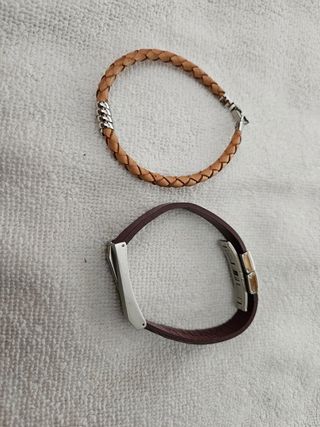 Pulsera Viceroy Cuero Marrón y Plata