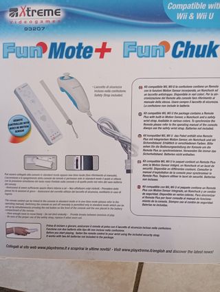 Xtreme Fun Mote + Fun Chuk per Wii/Wii U