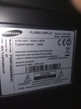 Smart TV Samsung Negra