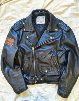 Chaqueta Biker Avirex Negra