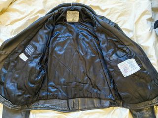 Chaqueta Biker Avirex Negra