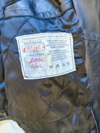 Chaqueta Biker Avirex Negra