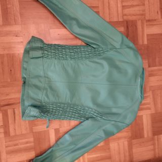 Cazadora polipiel efecto piel