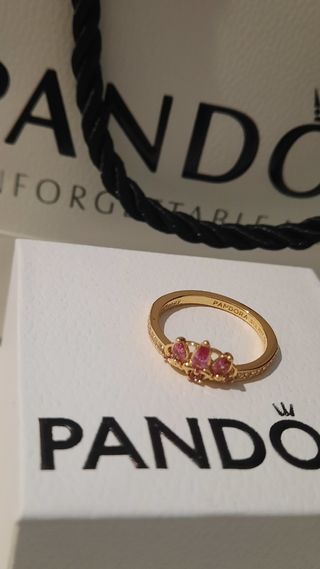 Anillo Pandora Rapunzel tallas 50,52,54,56 