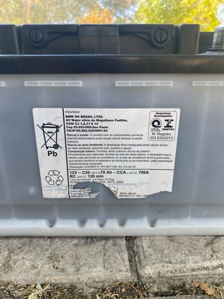 Batería BMW EFB 12V 70Ah 700A