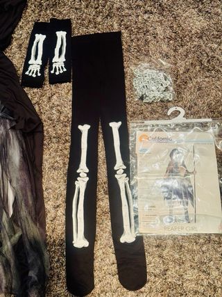 Disfraz Halloween chica segadora 8-10 años
