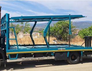 Piso elevable camión grua