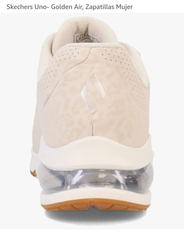 Skechers Air Golden Mujer Talla 40 Beige