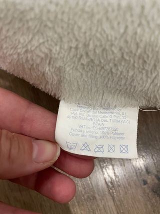 Cojín de lactancia blanco