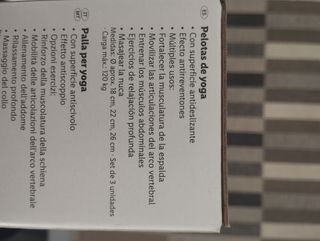 Pelotas de pilates - yoga Crivit