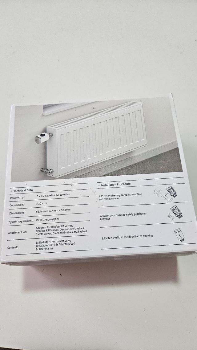 Valvola termostatica intelligente per radiatori