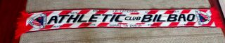 Bufanda Athletic Club Bilbao Roja y Blanca