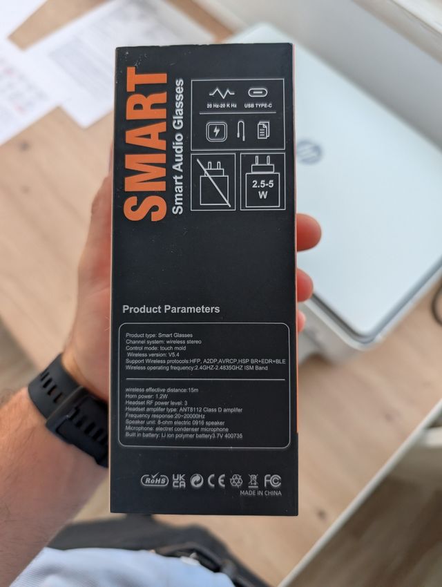 Gafas de Sol Inteligentes Bluetooth