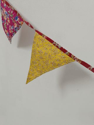 Banderitas de tela para comunión y cumpleaños