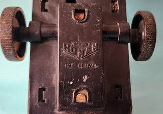 Grande bicicletta Roman Friction in latta LEGGI