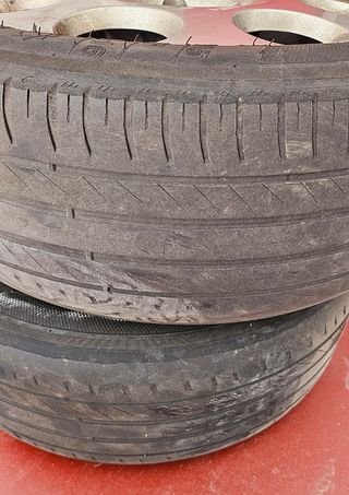 4 Llantas Audi 205/55 R16 con Neumáticos Kleber.