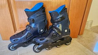 Patines en línea Rollerblade azules. Talla 40/41.
