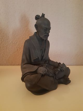 Coppia statue Jsha+Samurai