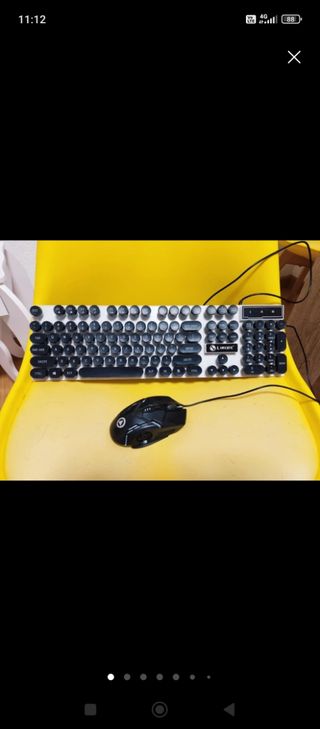 Teclado y ratón. 
