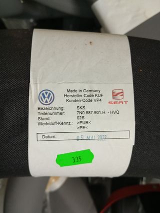 OFERTA ....Reposacabezas Seguridad  VW SEAT
