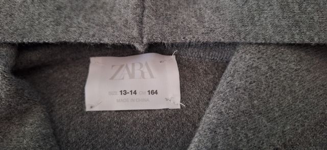 Chaqueta Zara Kids Niña Gris 14 Años