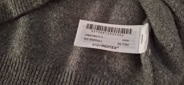 Chaqueta Zara Kids Niña Gris 14 Años