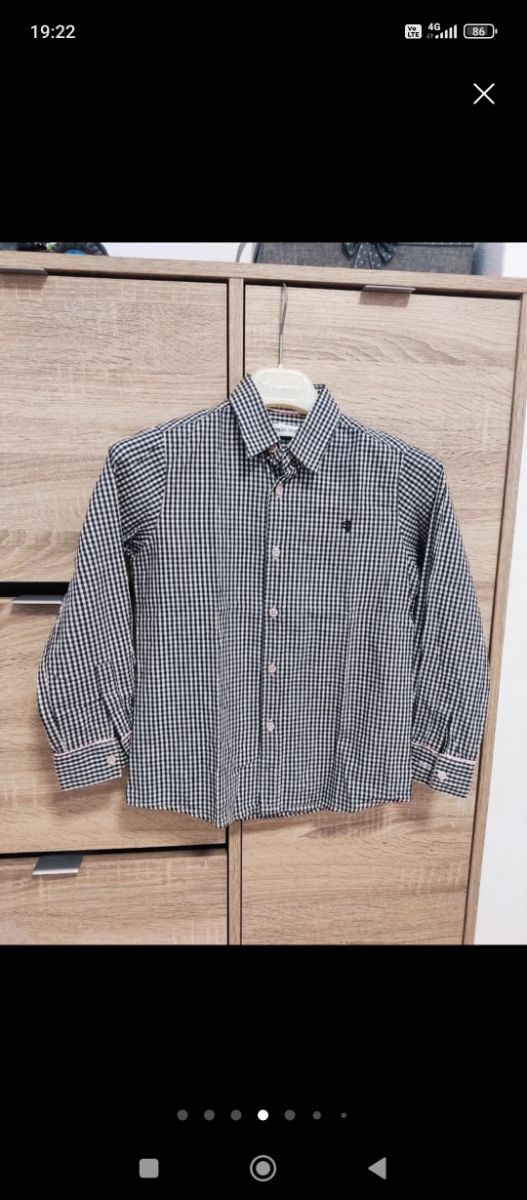 Camisa cuadros Pili Carrera Talla 6-7
