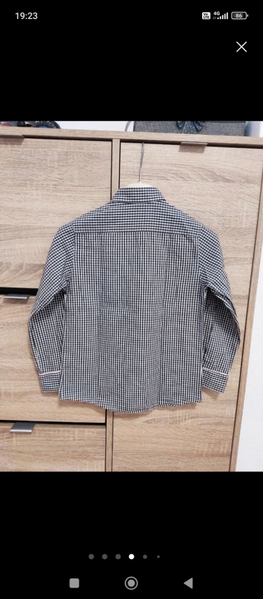 Camisa cuadros Pili Carrera Talla 6-7