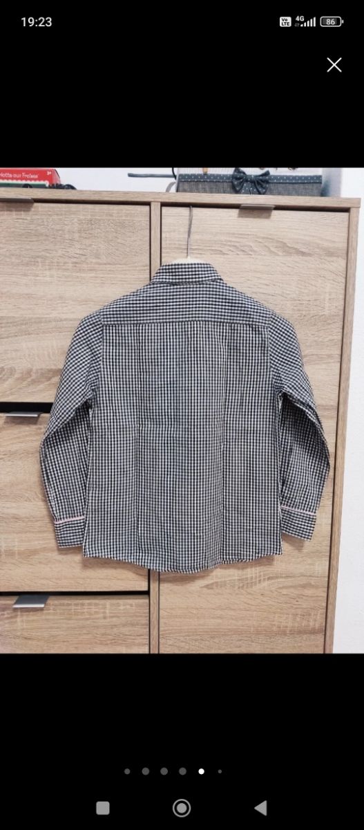 Camisa cuadros Pili Carrera Talla 6-7