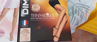  Dos pares de Medias DIM Teint de Soleil 17D