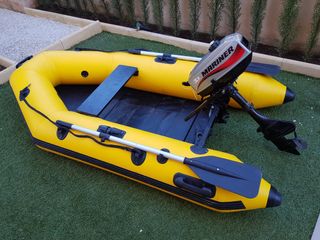 Barca hinchable 2.30m + Motor Mariner 3.3cv