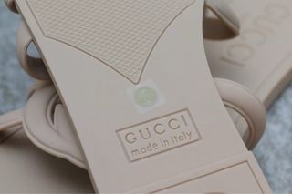 Chancletas Gucci Beige
