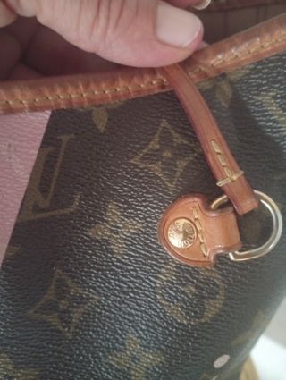 Borsa Louis Vuitton Neverfull marrone/rosa