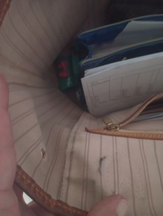 Borsa Louis Vuitton Neverfull marrone/rosa