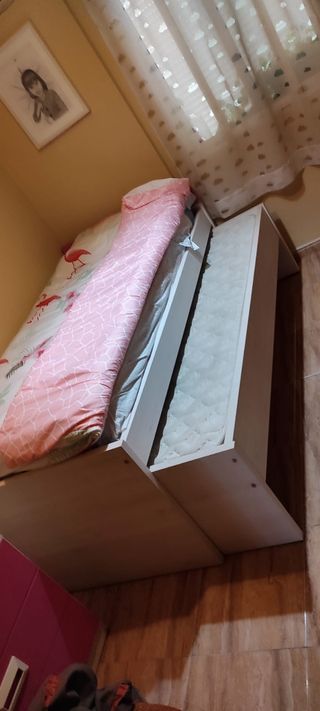 Dormitorio Juvenil completo con 2 colchones