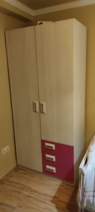 Dormitorio Juvenil completo con 2 colchones