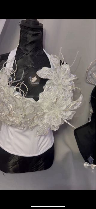 Vestido de boda gitana blanco