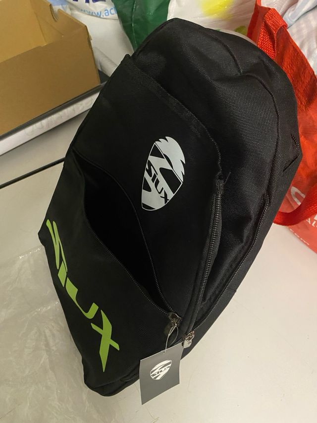 Mochila Pádel Sioux Infantil Negra