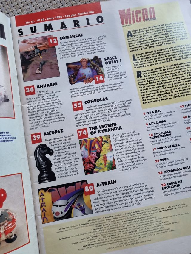 REVISTA MICROMANÍA N°56