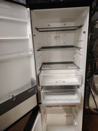 Nevera frigorífico Combi NEGRA, EDESA CLASE A+++ N