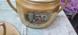 Juego Café/Té Antiguo Estilo Fragonard Completo