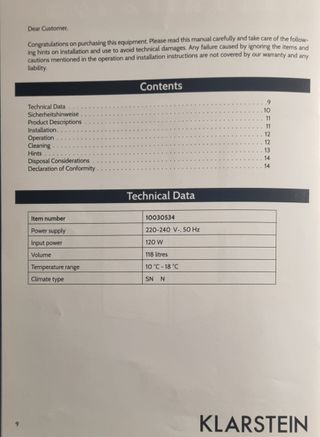 Cantinetta Vino Klarstein Vivo Vino