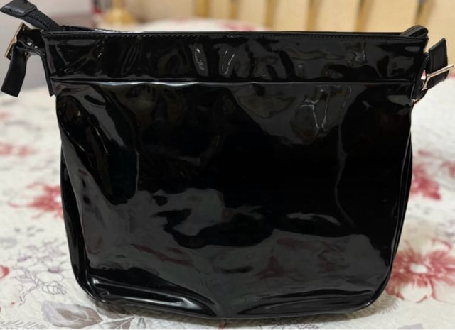 Borsa Blu Byblos Nera Vernice