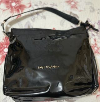 Borsa Blu Byblos Nera Vernice