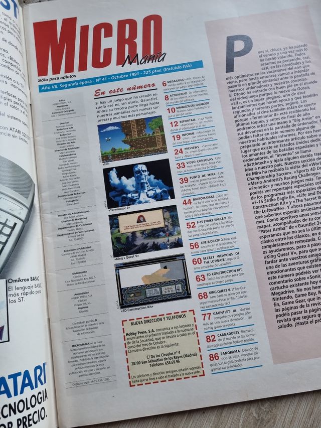 REVISTA MICROMANÍA N°41