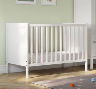 Cuna blanca Ikea con colchón