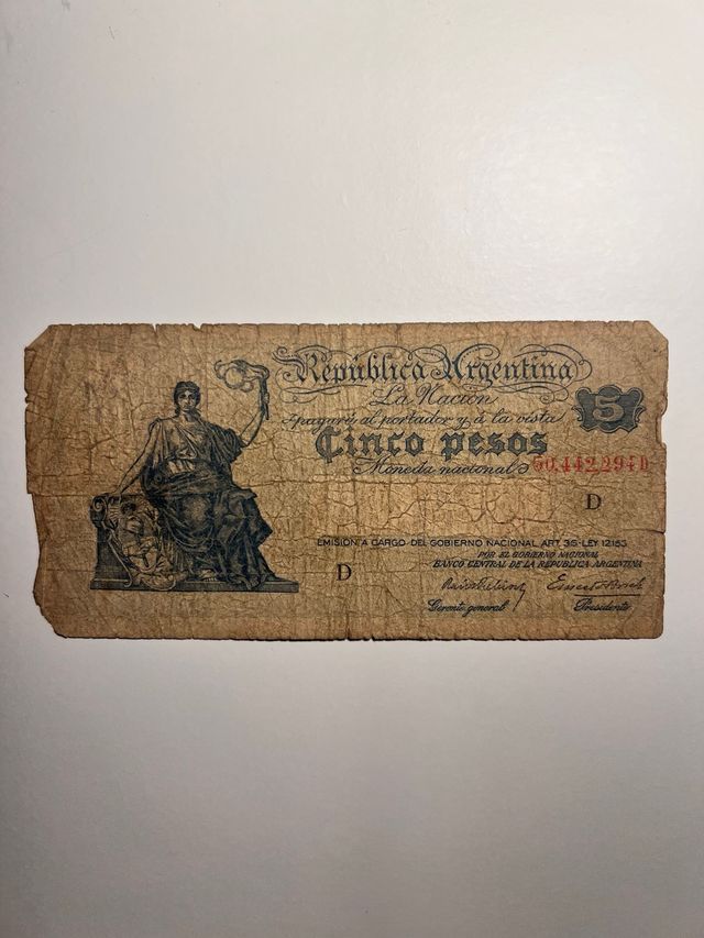 5 Pesos Argentina 1935