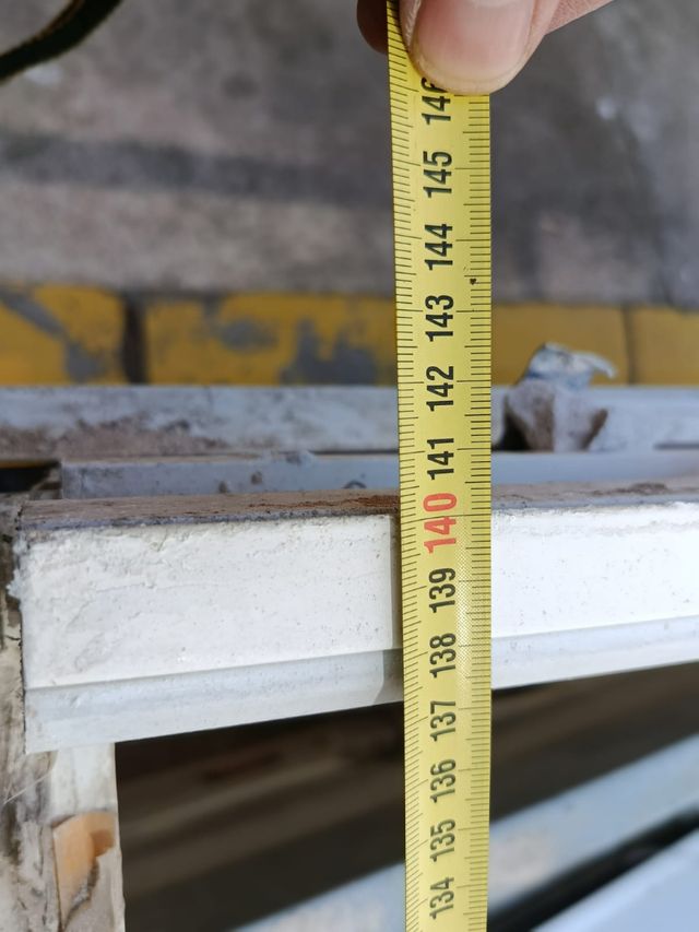 Ventana corredera cristal y aluminio